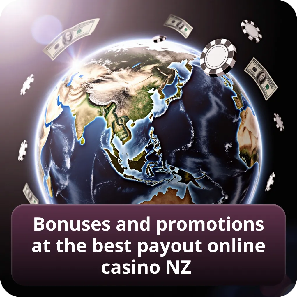 Bonuses and promotions at the best payout online casino NZ